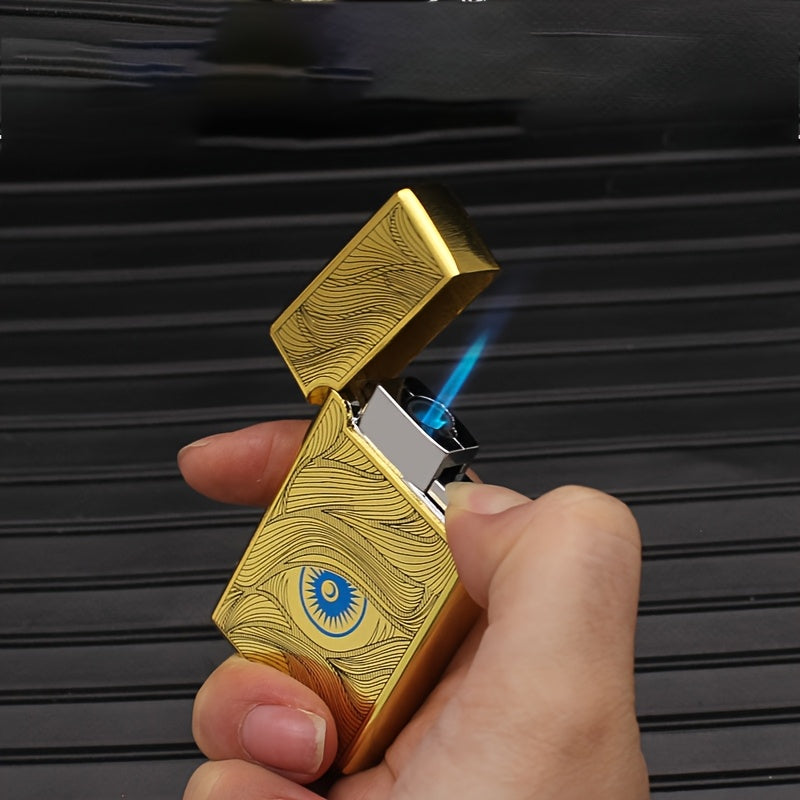 Briquet Design Langsheng – Métal Coupe-Vent Rechargeable