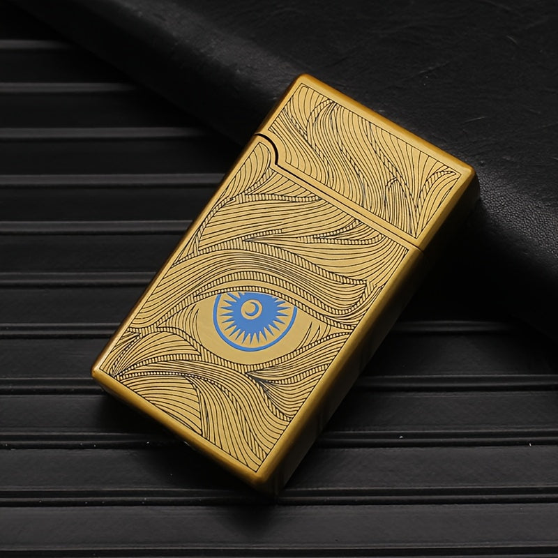 Briquet Design Langsheng – Métal Coupe-Vent Rechargeable