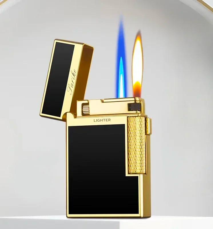 Briquet Héritage – Noir Profond & Or Royal