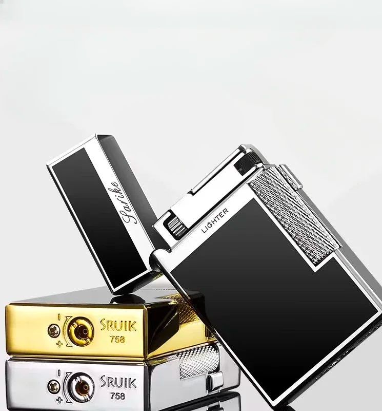 Briquet Héritage – Noir Profond & Or Royal