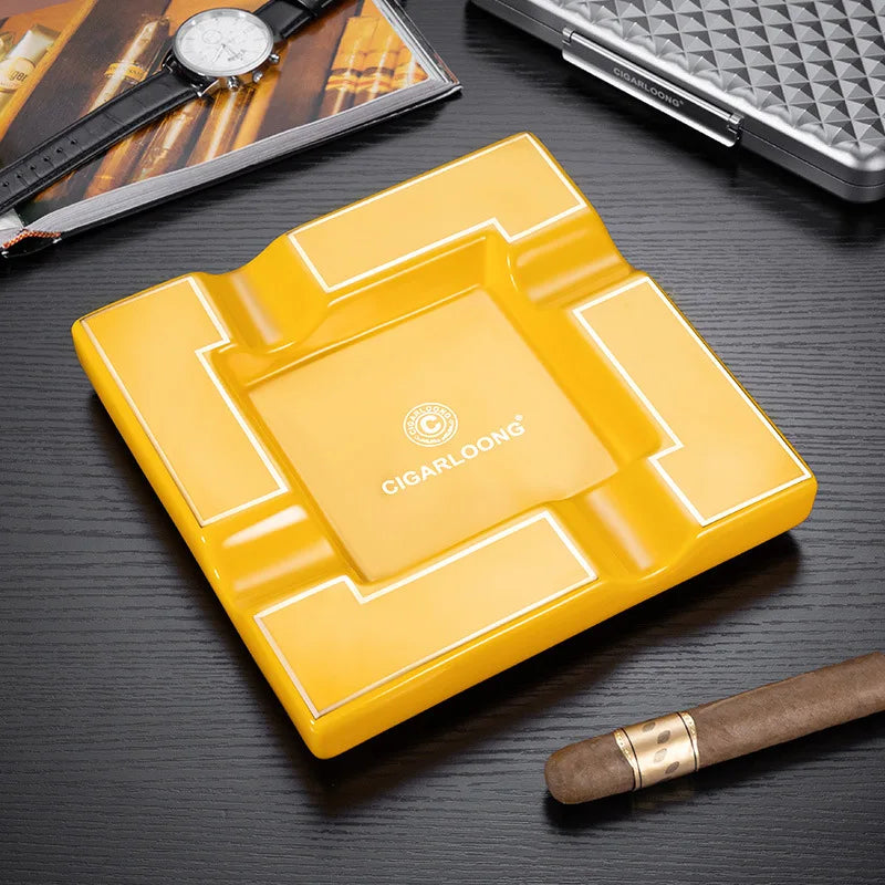 Cendrier Cigare ORION – Cendrier en Céramique Large Capacité