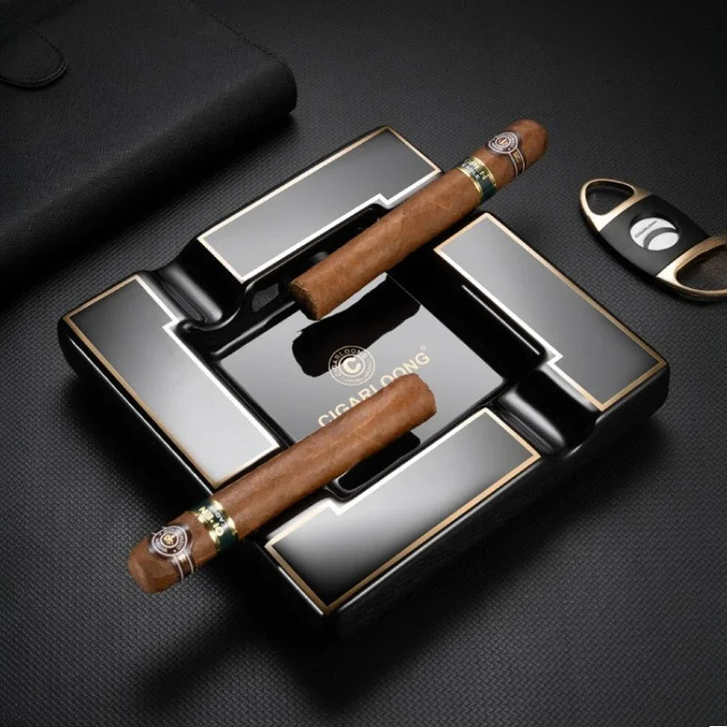 Cendrier Cigare ORION – Cendrier en Céramique Large Capacité