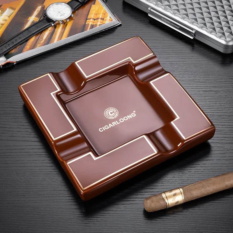 Cendrier Cigare ORION – Cendrier en Céramique Large Capacité