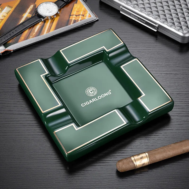 Cendrier Cigare ORION – Cendrier en Céramique Large Capacité