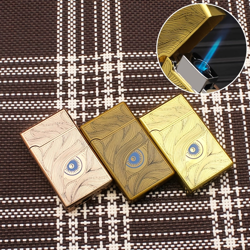 Briquet Design Langsheng – Métal Coupe-Vent Rechargeable