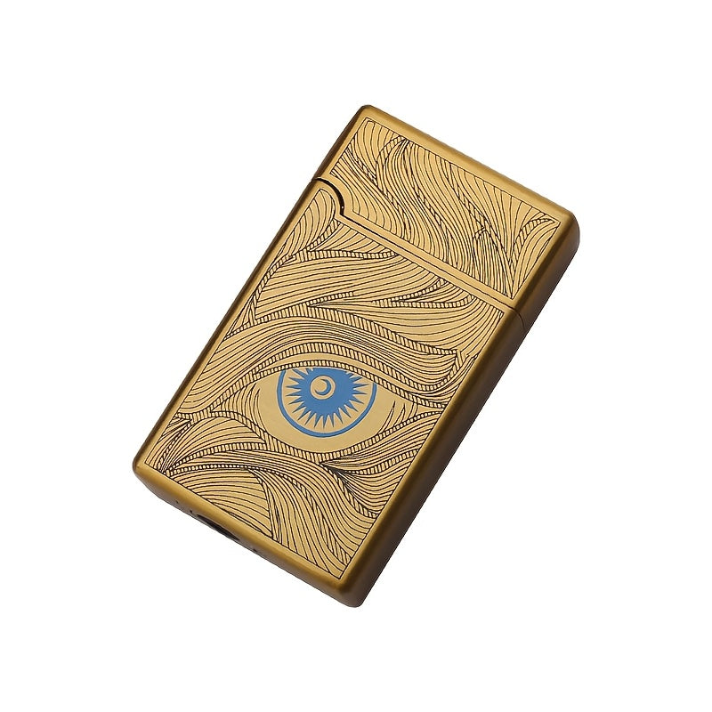 Briquet Design Langsheng – Métal Coupe-Vent Rechargeable